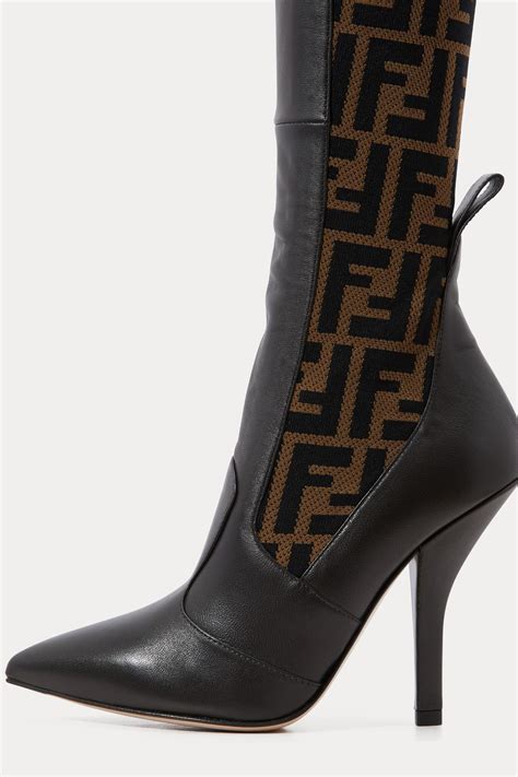 fendi booties heels|fendi high heel boots.